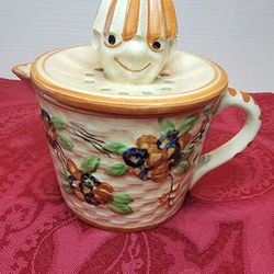 Vintage Ceramic Lemon Head Juicer