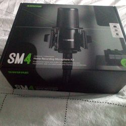 NEW Shure SM4 Home Recording Microphone Kit - Factory Sealed