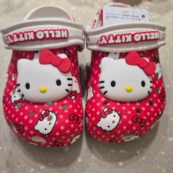 Kids Hello Kitty Crocs 