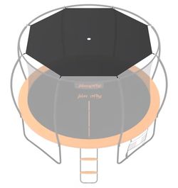 JumpFly 12 Ft Trampoline Shade Cover