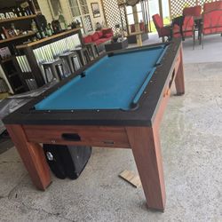 Pool Table And Bar
