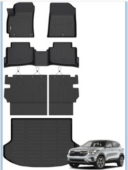 Kia seltos all weather floor mats custom fit