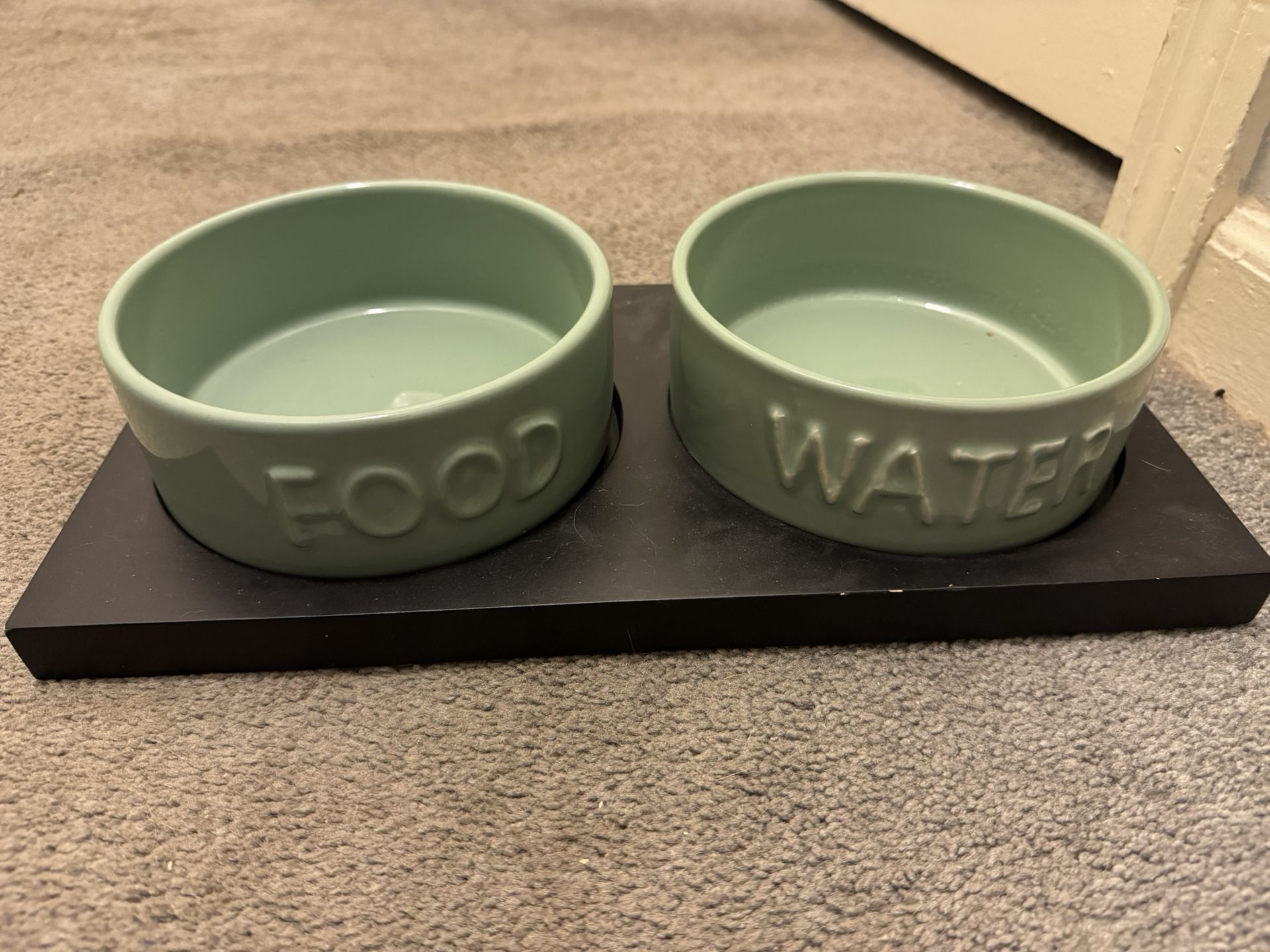 dog bowls with stand