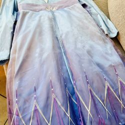 Size 9/10 Frozen Elsa Dress Costume 