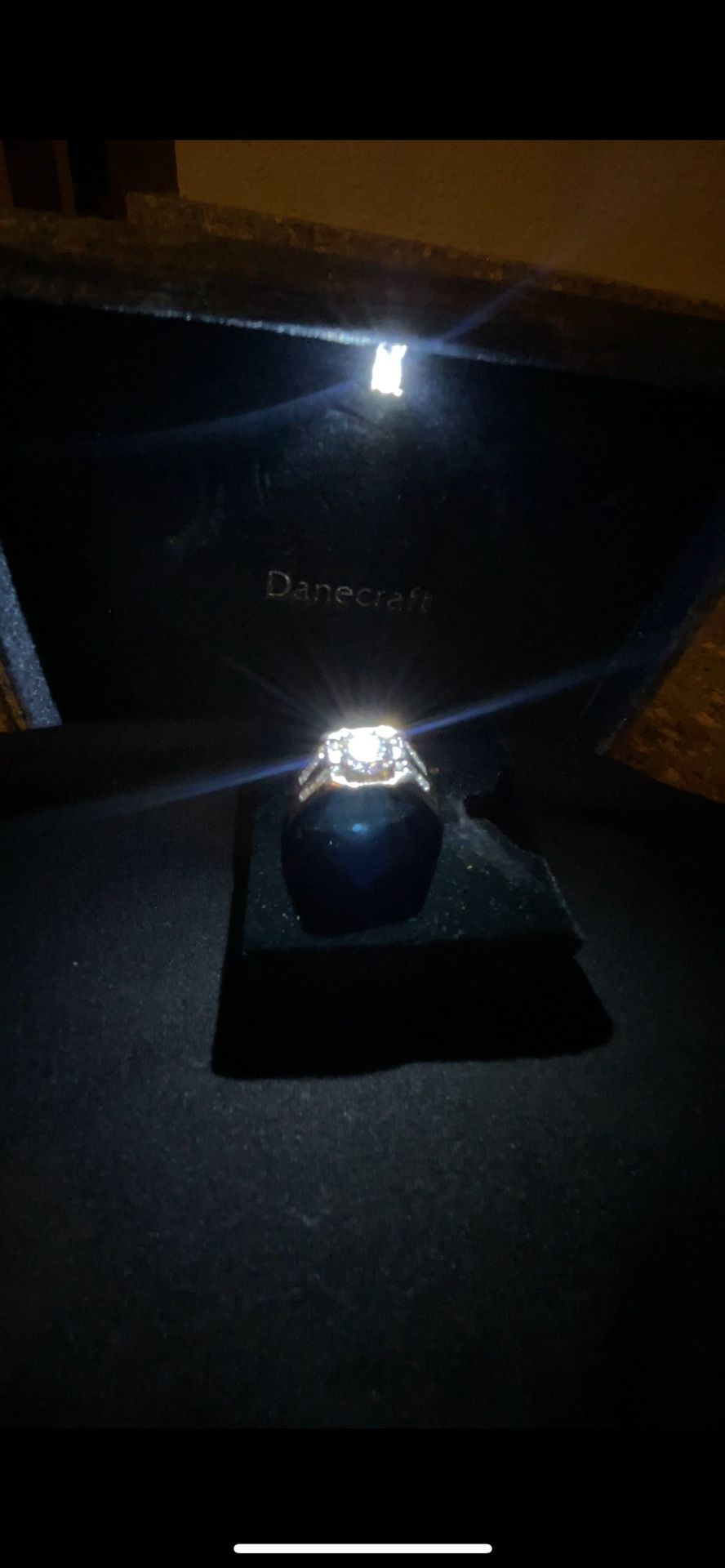 Silver Gold Mixed Diamond Ring