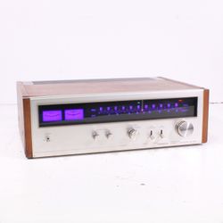 Pioneer TX-7100 AM/FM Stereo Tuner Silver Face (1974)