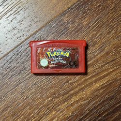Pokemon Fire Red Version ESP (EDICION Rojo Fuego) Game Boy Advance, Authentic 