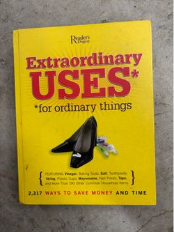Reader's Digest Extraordinary Uses for Ordinary Things Hardcover 2005 1st Illus