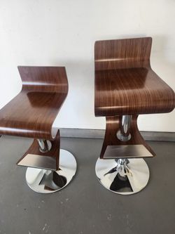 Height Bar Stool with Seat Set of 2)
