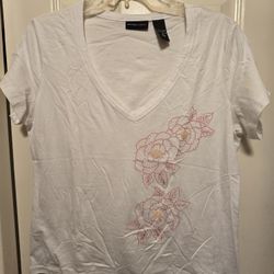 Floral Embroidered Shirt