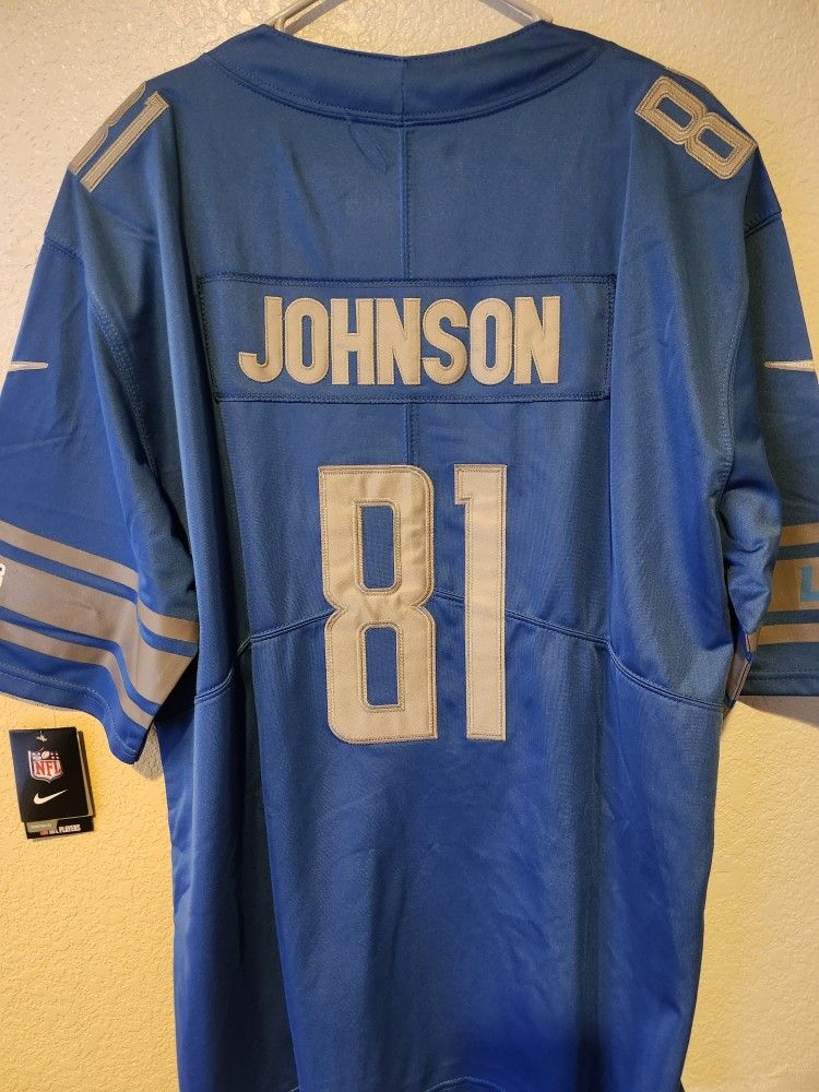 Calvin Johnson Detroit Lions Classic Football Jersey/XXL/XXXL