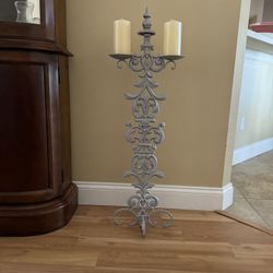 Iron Candle Holder