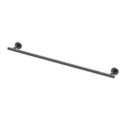 Gatco Black Level 24 in. Towel Bar in Matte