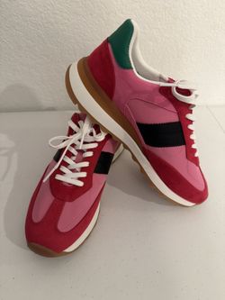 Steve Madden Designer Women’s Shoes 8.5 8 1/2 Pink Red Brand New 