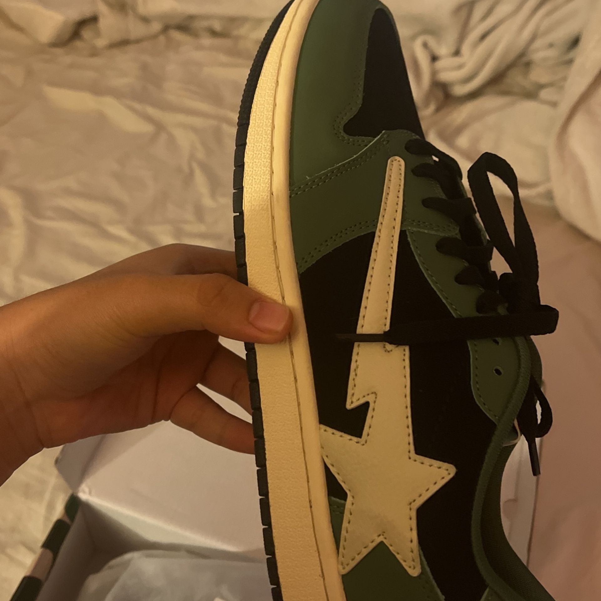 shoes custom bapestas size 12 brand new
