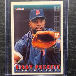 1995 Topps Bazooka Kirby Puckett Baseball Card #113