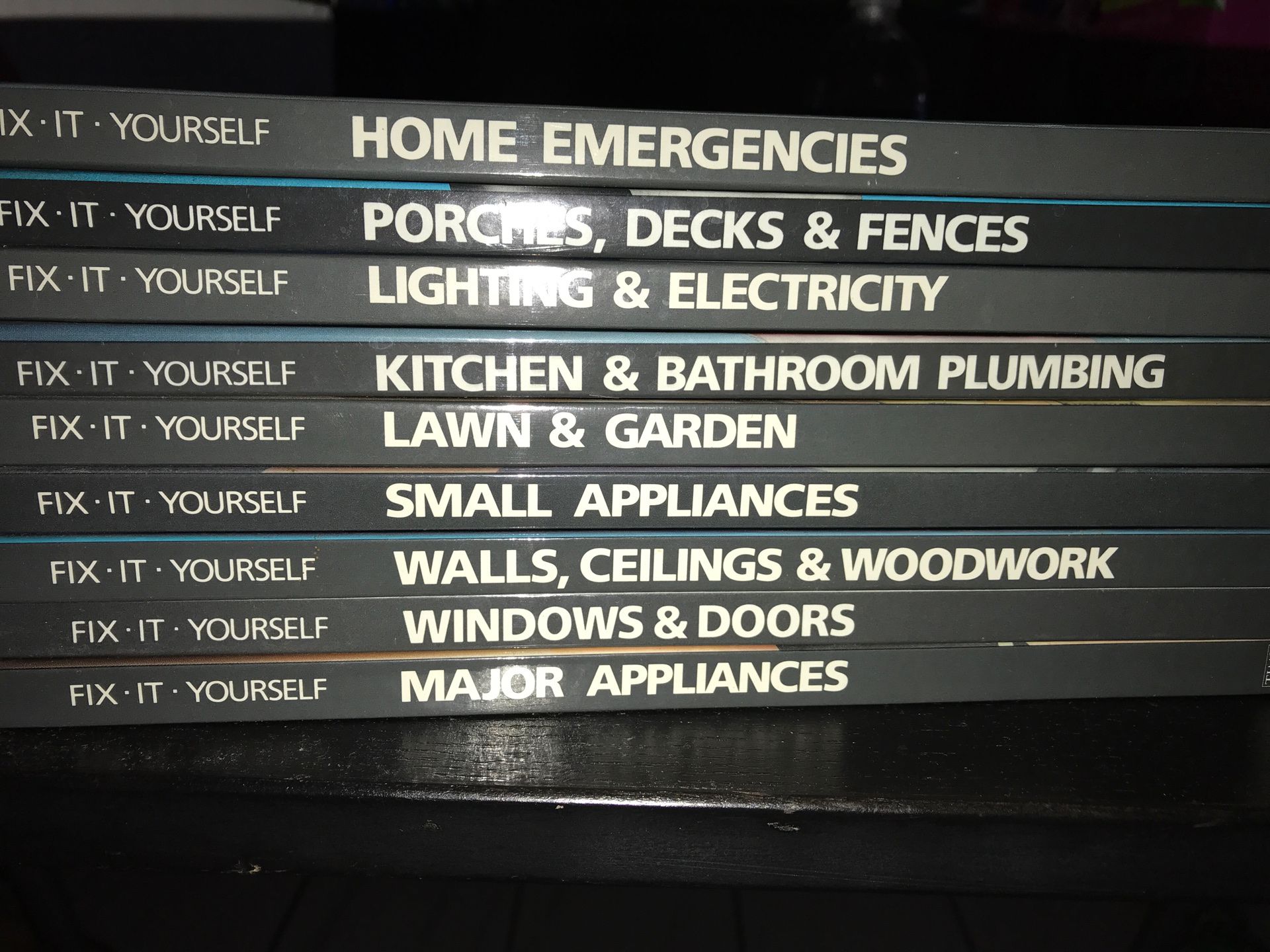 Set of fix it yourself books