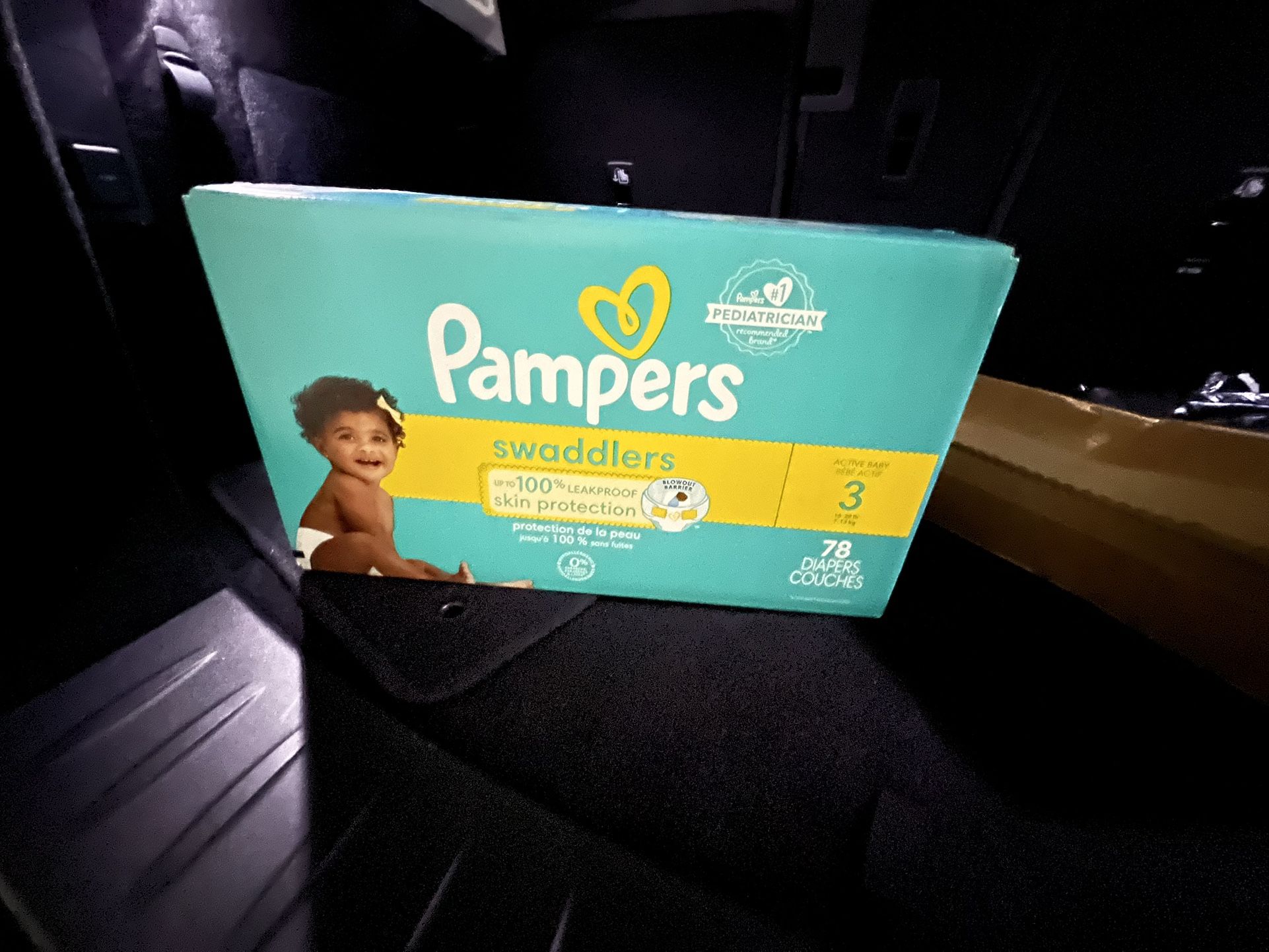 Pampers Swaddler Size 3. 18$$