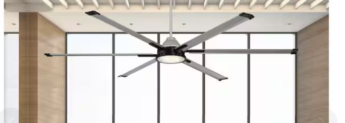 Commercial Electric High Velocity 10 ft. Indoor/Outdoor Titanium Ceiling Fan with Wall Control