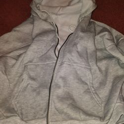 Ladies New Crop Zip Up Jacket..$8)