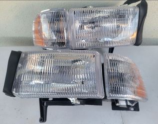 94-01 Dodge Ram Headlights Luces Micas Calaveras Faros Faroles Focos Headlamps
