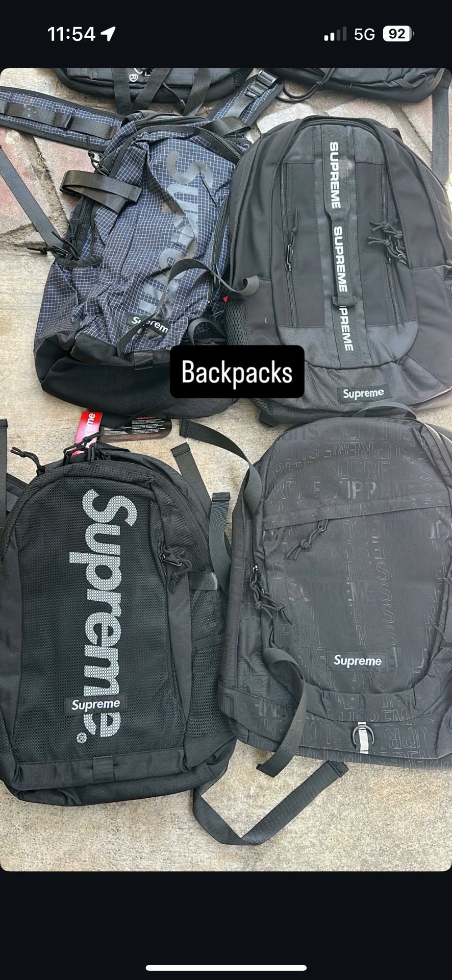 Supreme Backpacks