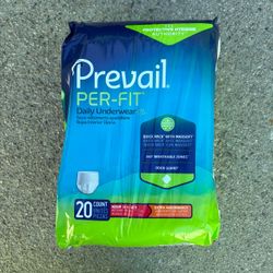 Prevail Per-Fit Daily Underwear Medium 20 Count