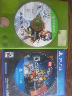 Xbox one and ps4 games