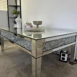 Glass Crystal Coffee Table