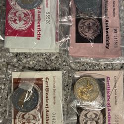 Commemorative coins