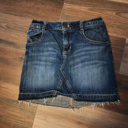 Girls Tommy Hilfiger Jean Skirt In Size 14