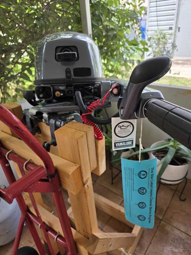 2024 YAMAHA 9.9 HP OUTBOARD 0 HOURS