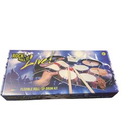 MUKIKIM Rock and Roll It – Drum Live Roll Up Portable Drum Set for Kids & Adults