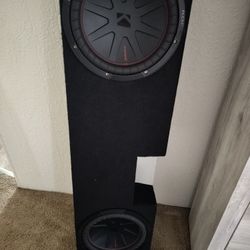 Subwoofers And Amp 