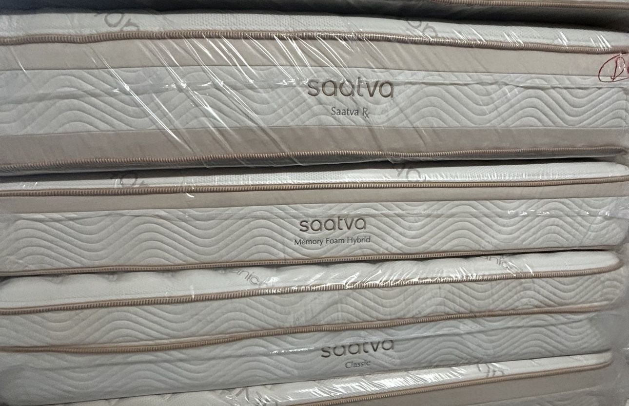 Luxury Saatva & Tempur-Pedic Mattresses – 50-80% Off! • Brand New, Minor Blemishes (Nothing That Affects Comfort) • King, Queen, Full, T