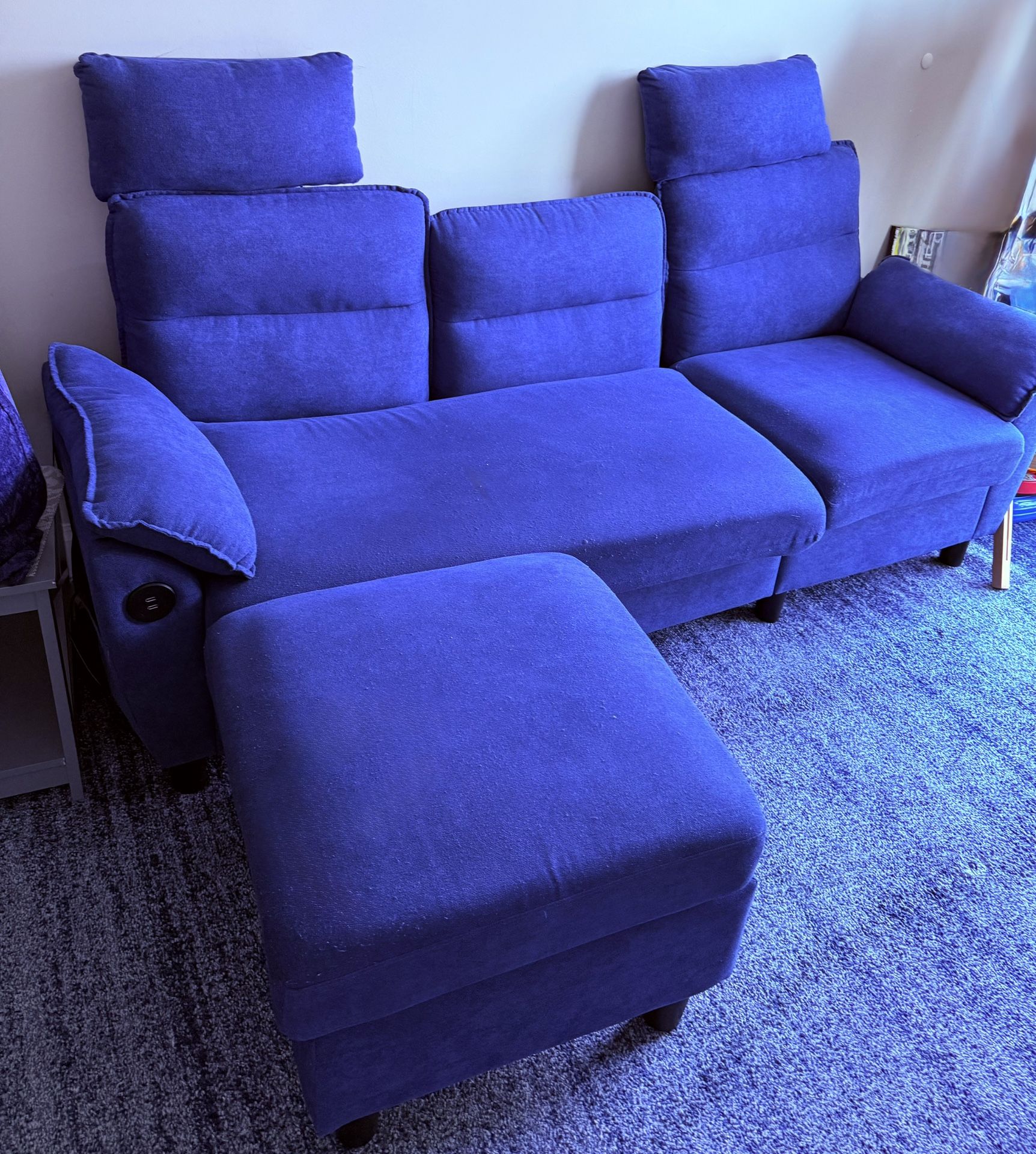 Sectional Couch And TV Stand