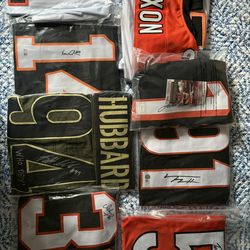 Various Signed Cincinnati Bengals Jerseys