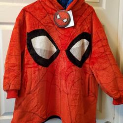 Spider-Man Kids Hoodie ,Size 4-10,  It Fits Large- XLARGE. 