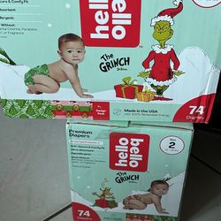 Diapers 2 boxes