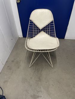 Eames Eiffel Tower chairs with Bikini Pad Heman Miller
