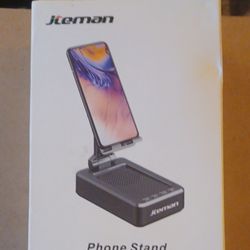 J teman Phone Stand With Speaker