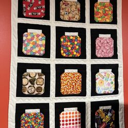 Handmade Candy Chocolates Wall Quilt