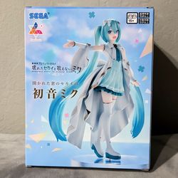 NEW IN BOX Hatsune Miku Kowareta Sekai to Utau Miku SEGA Luminasta Project Sekai Figure