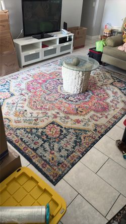 123”x 94” oriental rug good cond non smoking home