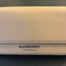 UNISEX  Camel Leather-Burberry Sunglass Case