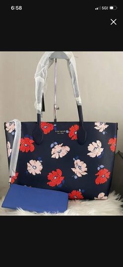 Kate Spade Bleecker Dotty Floral Large Tote with Pouch NWT Pick up in Pico Rivera