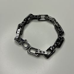 Louis Vuitton Engraved Monogram Chain Bracelet