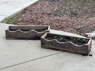 Wooden Planter Boxes