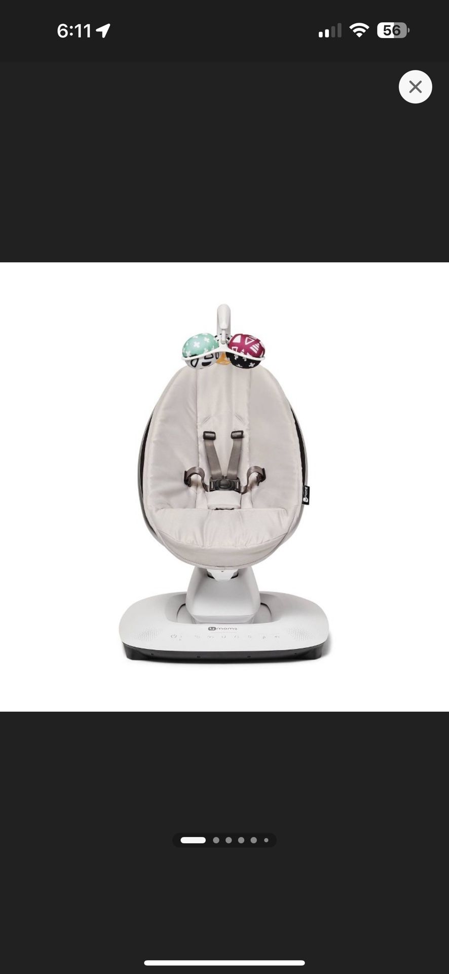 4moms mamaRoo Multi-Motion Baby Swing