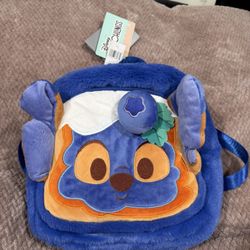 NWT Disney Munchlings Series Stitch Blueberry Loaf Backpack